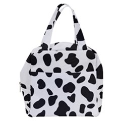 Black And White Spots Boxy Hand Bag by ConteMonfrey