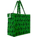 Green dinos Canvas Travel Bag View3