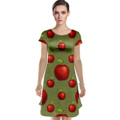 Apples Cap Sleeve Nightdress by nateshop