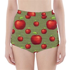 Apples High-waisted Bikini Bottoms by nateshop