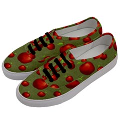 Apples Men s Classic Low Top Sneakers by nateshop