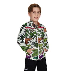 Background-033 Kids  Windbreaker by nateshop