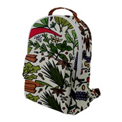 Background-033 Flap Pocket Backpack (large) by nateshop