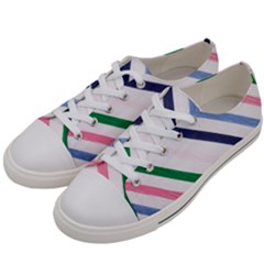 Background-055 Women s Low Top Canvas Sneakers by nateshop