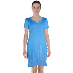 City Short Sleeve Nightdress by nateshop