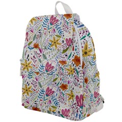 Flowers Top Flap Backpack by nateshop