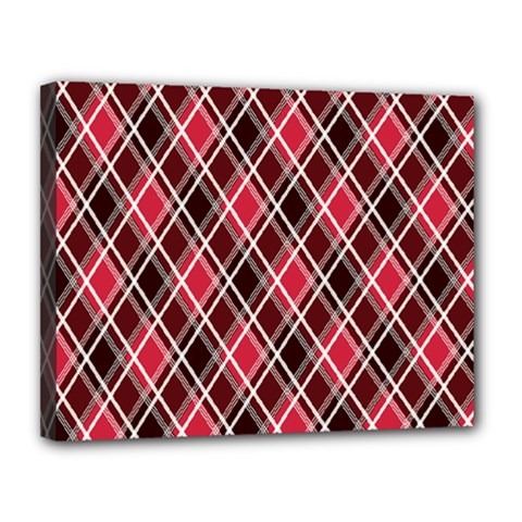 Geometric Canvas 14  X 11  (stretched) by nateshop