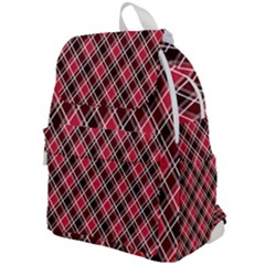 Geometric Top Flap Backpack