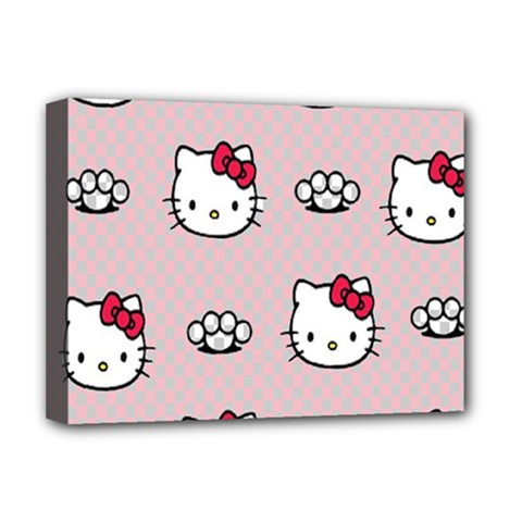 Hello Kitty Deluxe Canvas 16  X 12  (stretched)  by nateshop