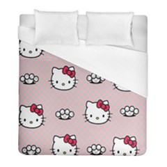Hello Kitty Duvet Cover (full/ Double Size) by nateshop