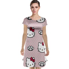 Hello Kitty Cap Sleeve Nightdress by nateshop