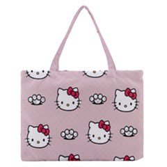 Hello Kitty Zipper Medium Tote Bag by nateshop