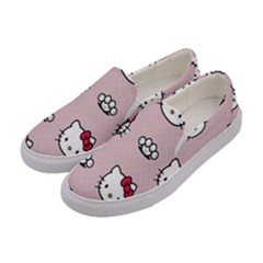 Hello Kitty Women s Canvas Slip Ons by nateshop