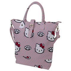 Hello Kitty Buckle Top Tote Bag by nateshop