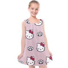 Hello Kitty Kids  Cross Back Dress by nateshop