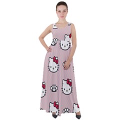 Hello Kitty Empire Waist Velour Maxi Dress by nateshop