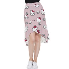 Hello Kitty Frill Hi Low Chiffon Skirt by nateshop
