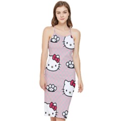 Hello Kitty Bodycon Cross Back Summer Dress by nateshop