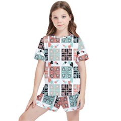 Mint Kids  Tee And Sports Shorts Set by nateshop