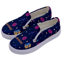 Party-hat Kids  Canvas Slip Ons by nateshop
