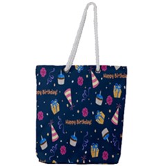 Party-hat Full Print Rope Handle Tote (large) by nateshop