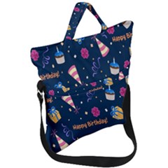 Party-hat Fold Over Handle Tote Bag by nateshop