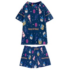 Party-hat Kids  Swim Tee And Shorts Set