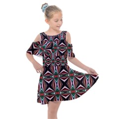 Plot Kids  Shoulder Cutout Chiffon Dress by nateshop