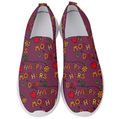 Seamless,happy Mothers Day Men s Slip On Sneakers by nateshop