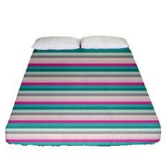 Stripes Fitted Sheet (queen Size) by nateshop