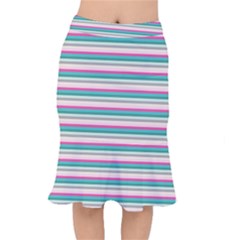 Stripes Short Mermaid Skirt by nateshop