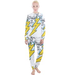 Storm Thunder Lightning Light Flash Cloud Women s Lounge Set by danenraven