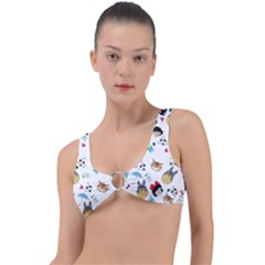 My Neighbor Totoro Cartoon Ring Detail Bikini Top by danenraven