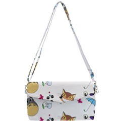 My Neighbor Totoro Cartoon Removable Strap Clutch Bag by danenraven