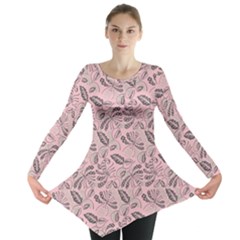 Batik-02 Long Sleeve Tunic  by nateshop