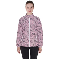 Batik-02 Women s High Neck Windbreaker by nateshop