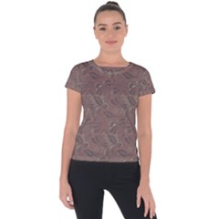 Batik-03 Short Sleeve Sports Top  by nateshop