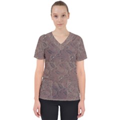 Batik-03 Women s V-neck Scrub Top by nateshop