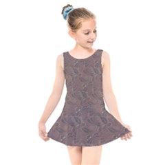 Batik-03 Kids  Skater Dress Swimsuit