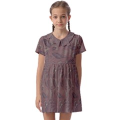 Batik-03 Kids  Asymmetric Collar Dress by nateshop