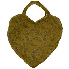 Batik-04 Giant Heart Shaped Tote