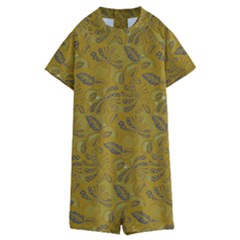 Batik-04 Kids  Boyleg Half Suit Swimwear by nateshop