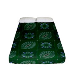 Batik-05 Fitted Sheet (full/ Double Size) by nateshop