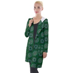 Batik-05 Hooded Pocket Cardigan