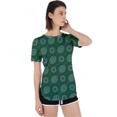 Batik-05 Perpetual Short Sleeve T-shirt by nateshop