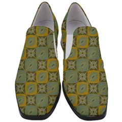 Batik-tradisional-01 Women Slip On Heel Loafers