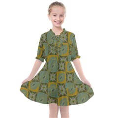 Batik-tradisional-01 Kids  All Frills Chiffon Dress by nateshop