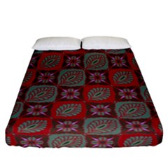 Batik-tradisional-02 Fitted Sheet (california King Size) by nateshop