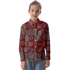 Batik-tradisional-02 Kids  Long Sleeve Shirt by nateshop