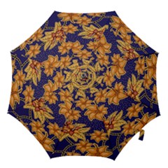 Seamless-pattern Floral Batik-vector Hook Handle Umbrellas (small) by nateshop